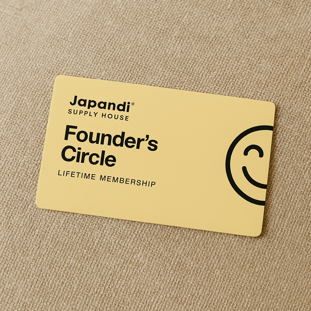 Japandi Supply House Founders Circle Lifetime Membership
