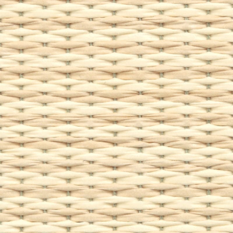 Japandi Tatami Mat — Natural Fiber Look Detail Ivory