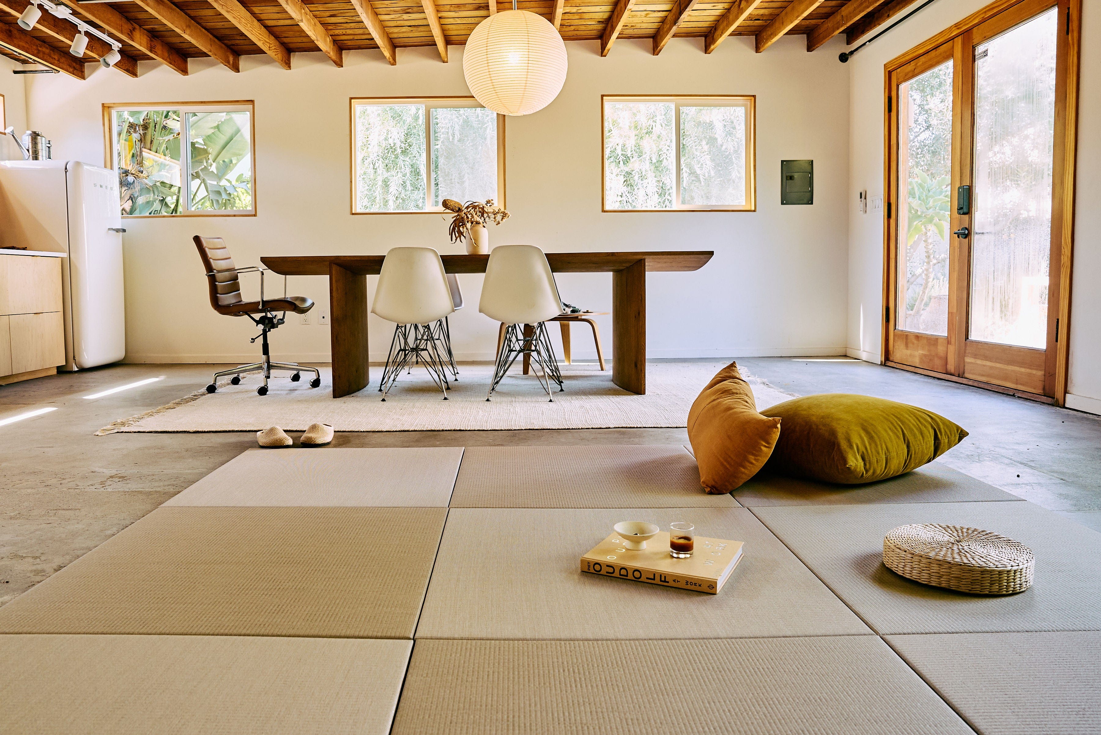 Japandi Tatami Mats in minimalist home