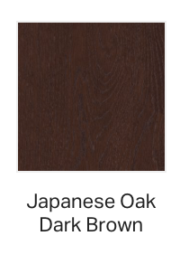 Japanese Oak Dark Brown Wood Type and Finish