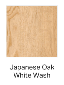Japanese Oak White Wash Wood Type and Finish