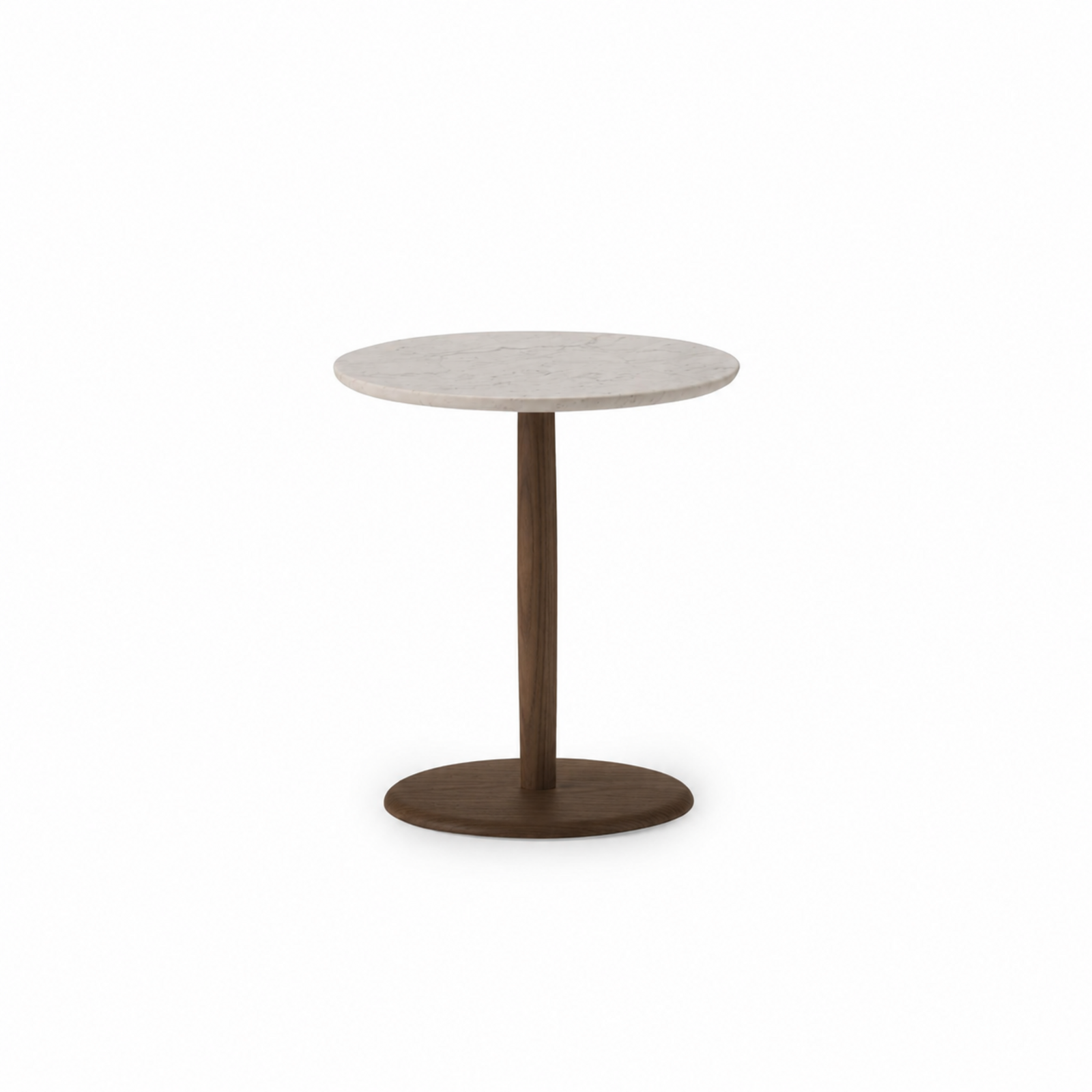 KAMUY 18" Round Side Table (Marble Top)
