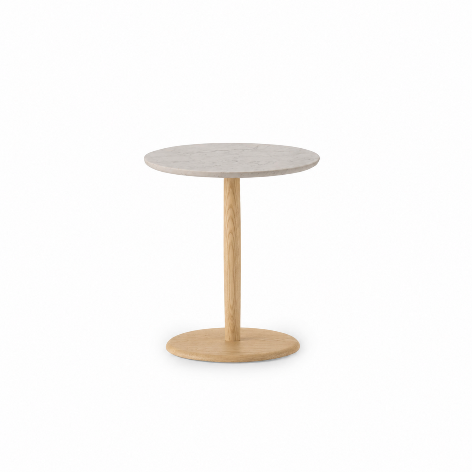 KAMUY 18" Round Side Table (Marble Top)