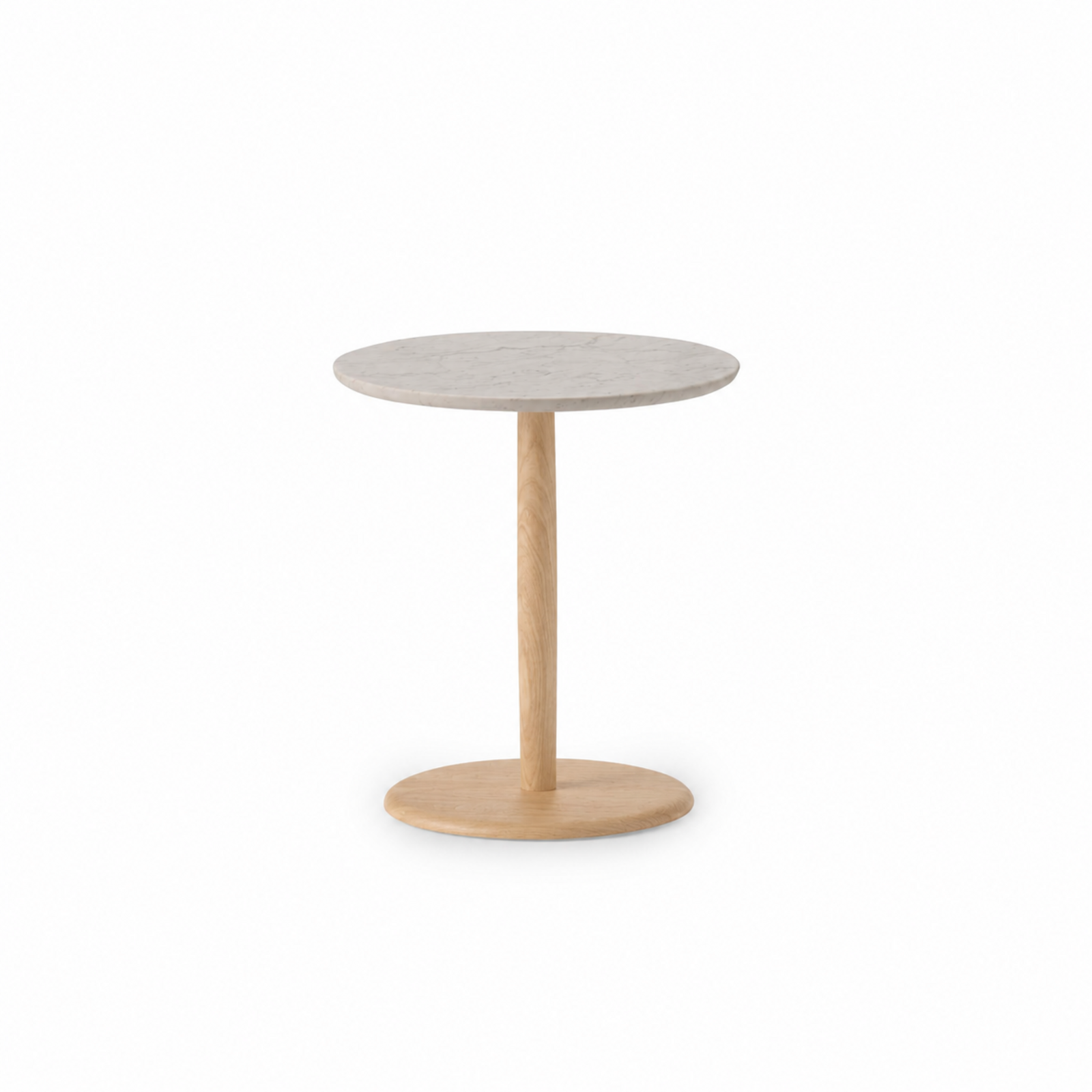 KAMUY 18" Round Side Table (Marble Top)
