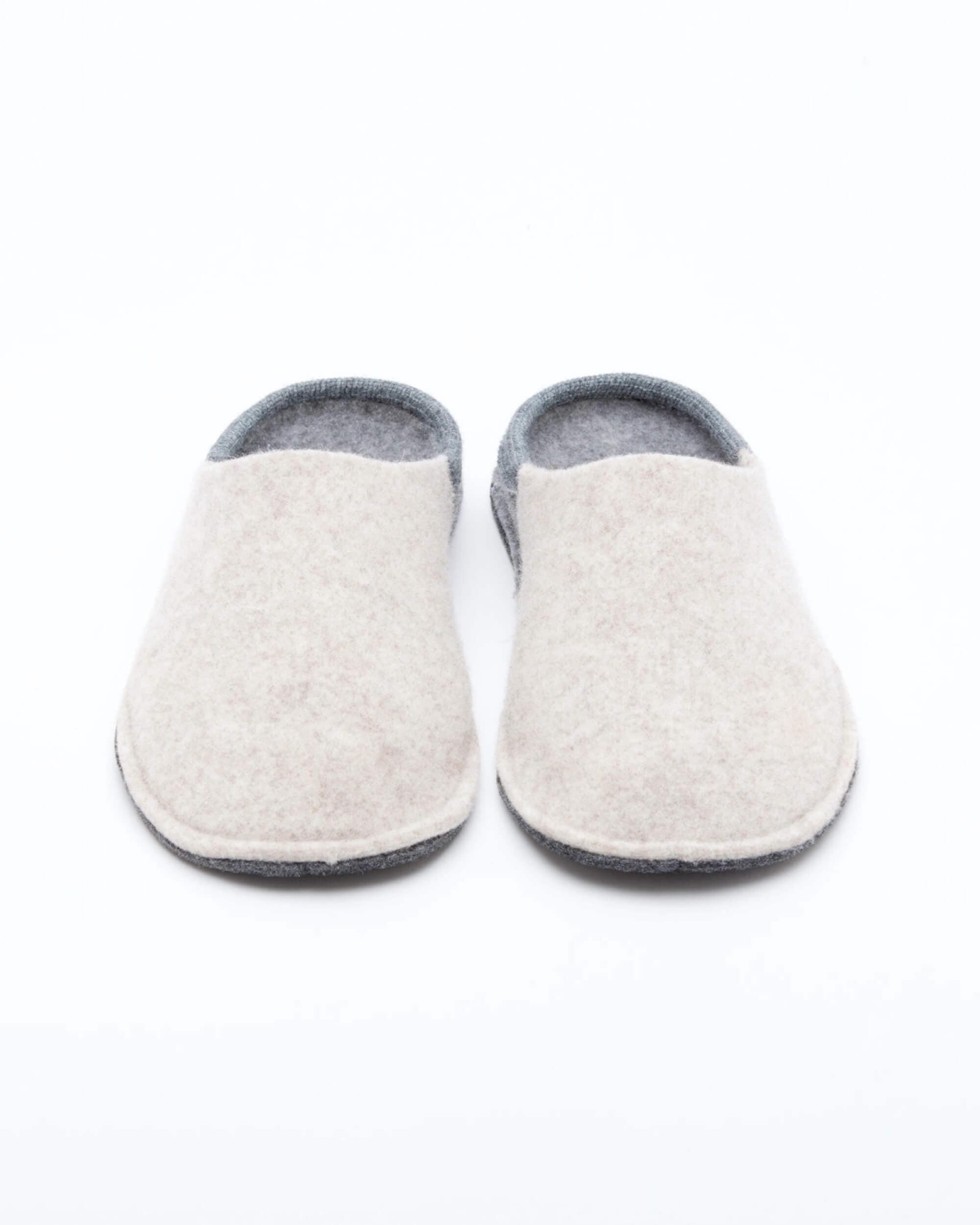 Men's Nuvola Bico Wool Slipper - Beige