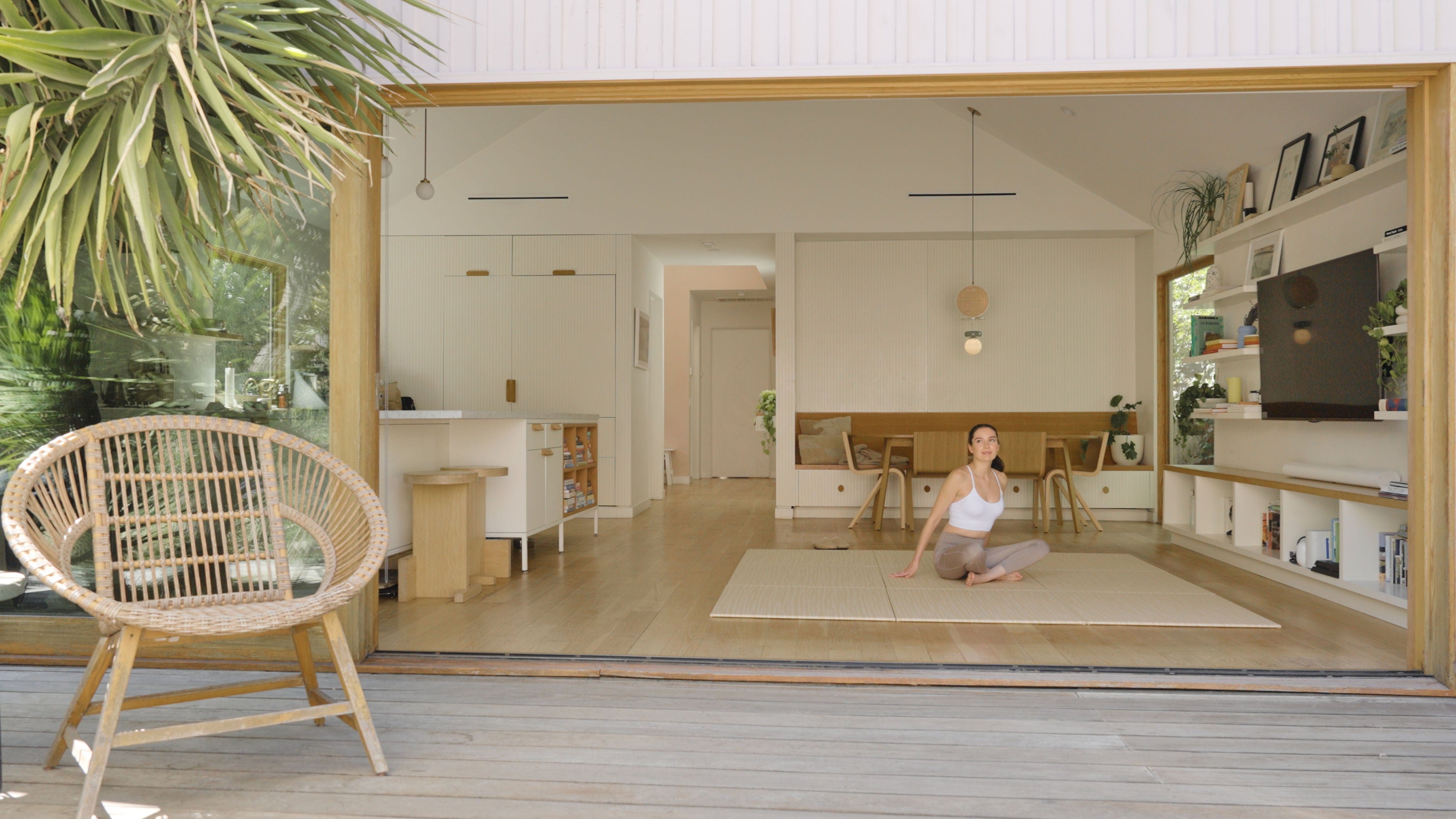 Looking into a modern Japandi home with Japandi Tatami Mats