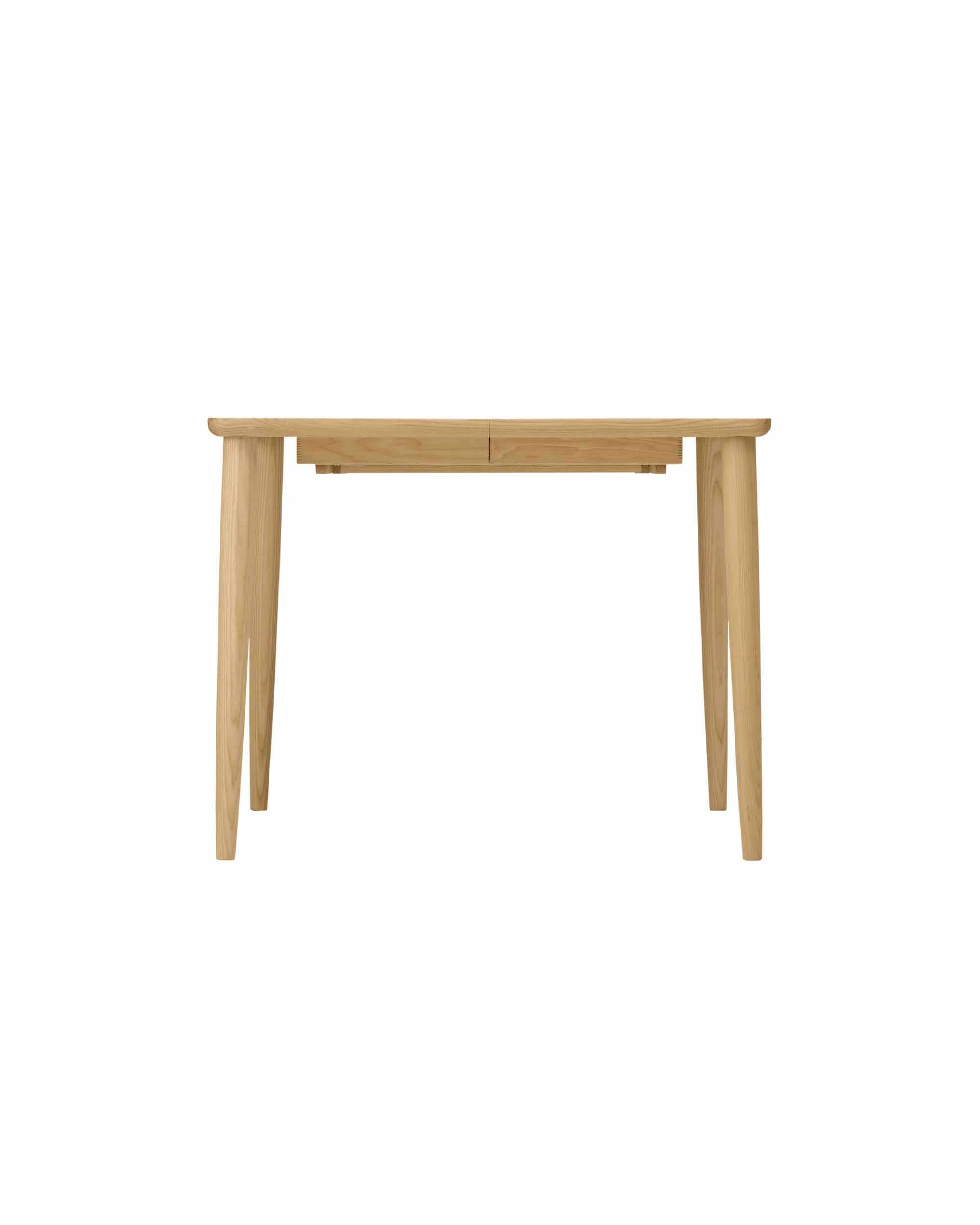 MOM Extension Table front view – minimalist Japanese table