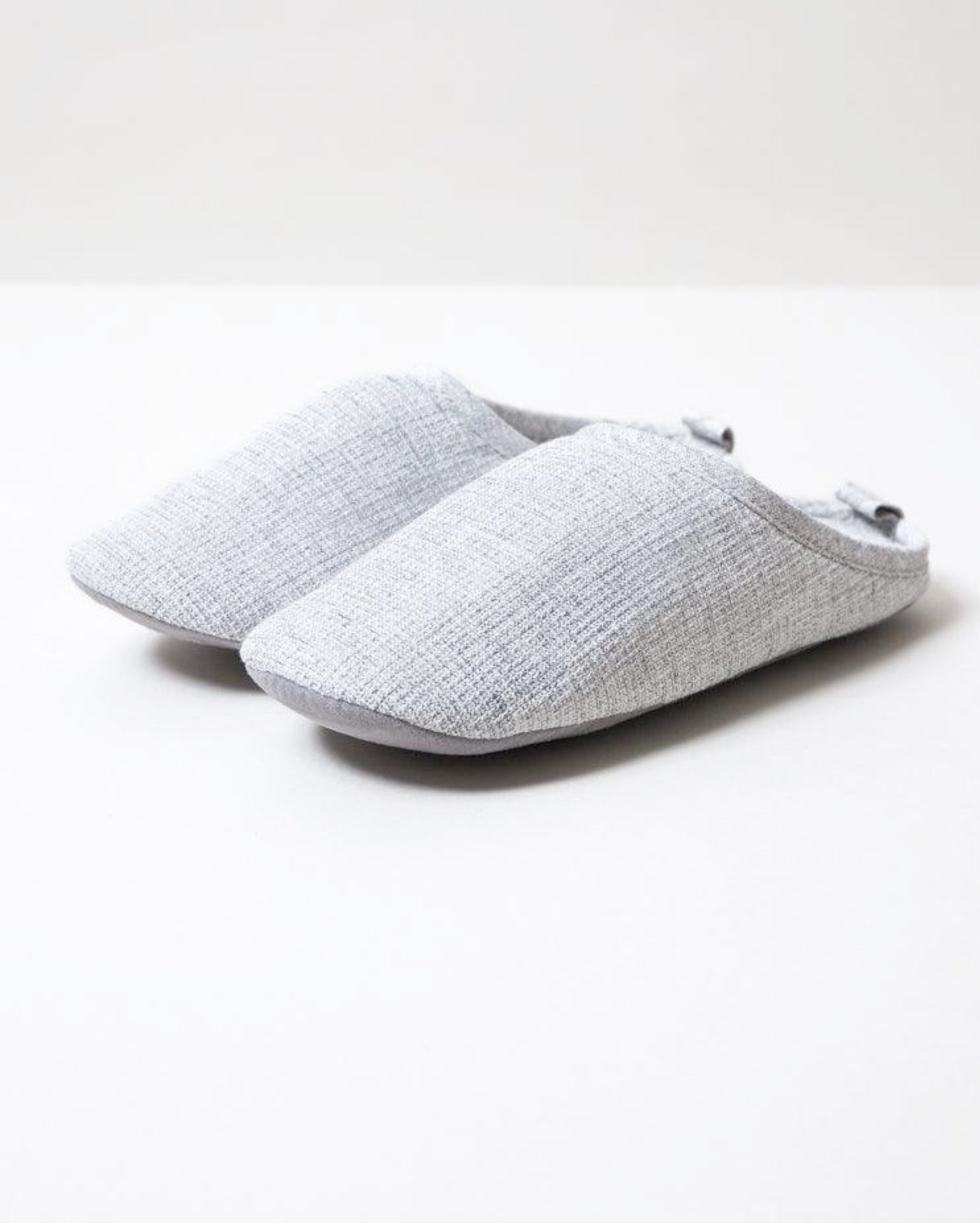 Moku Linen Room Shoes, Charcoal