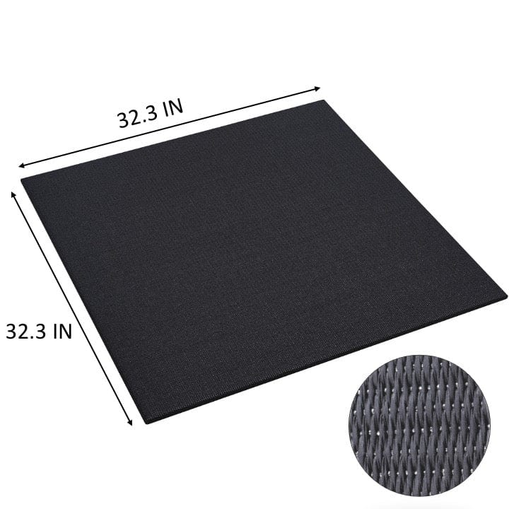 Saien-Sparkle BLACK INK Japandi Tatami Mat Single Mat