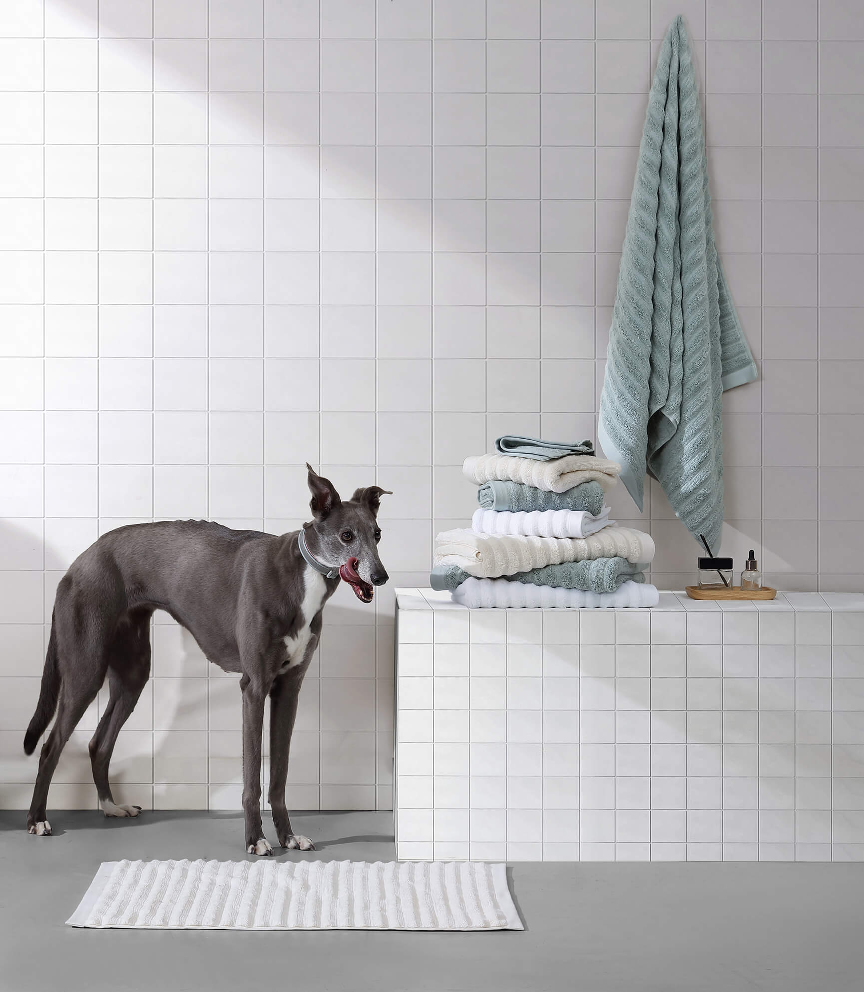 Turkish Cotton Rib Bath Mat | Last Chance