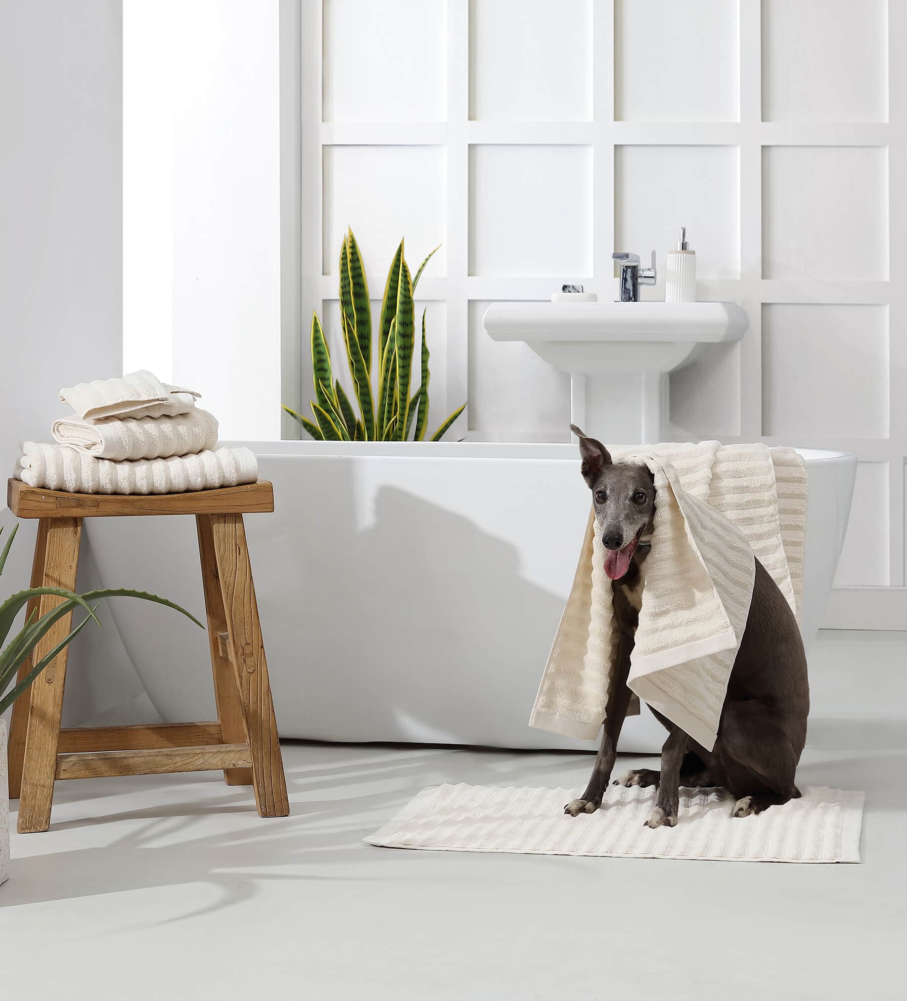 Turkish Cotton Rib Bath Mat | Last Chance