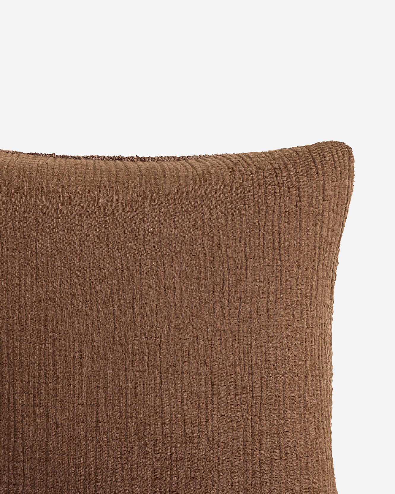 Snug Muslin Throw Pillow