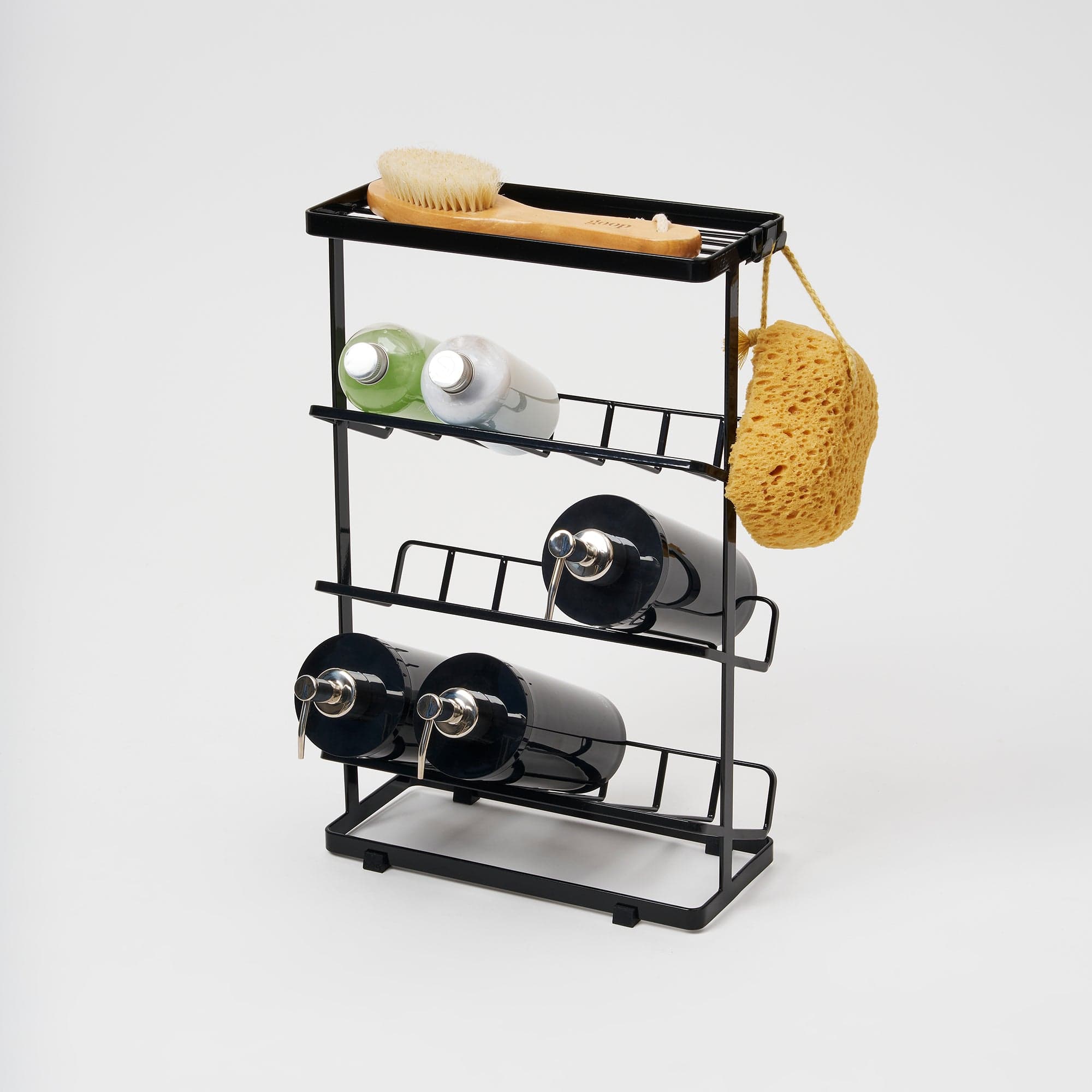 The Four-Tier Shower Caddy is designed to bring order to busy showers and bath areas with dedicated storage for bottles, soaps, and everyday essentials.