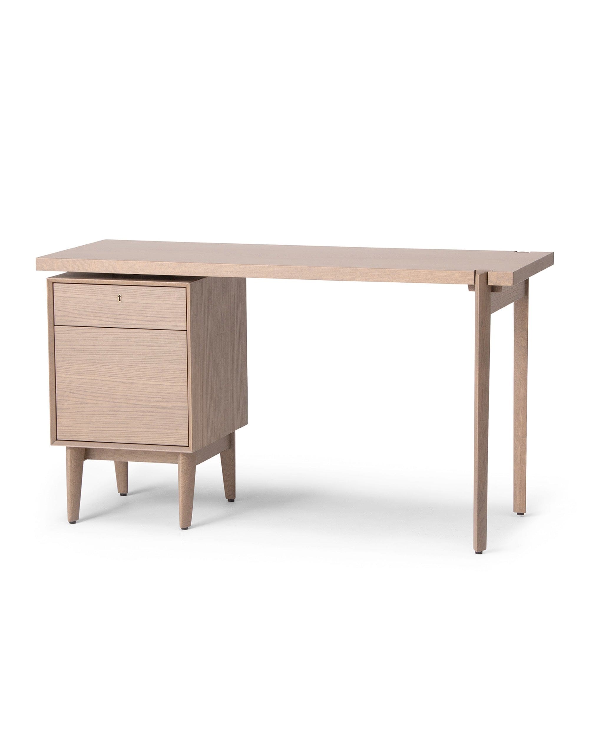 WING Desk, Japanese Oak Gray Wash by CondeHouse