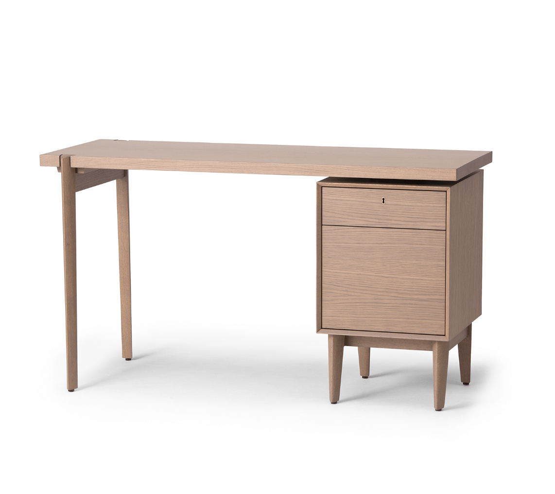 WING Desk by CondeHouse in Japanese Oak Gray Wash