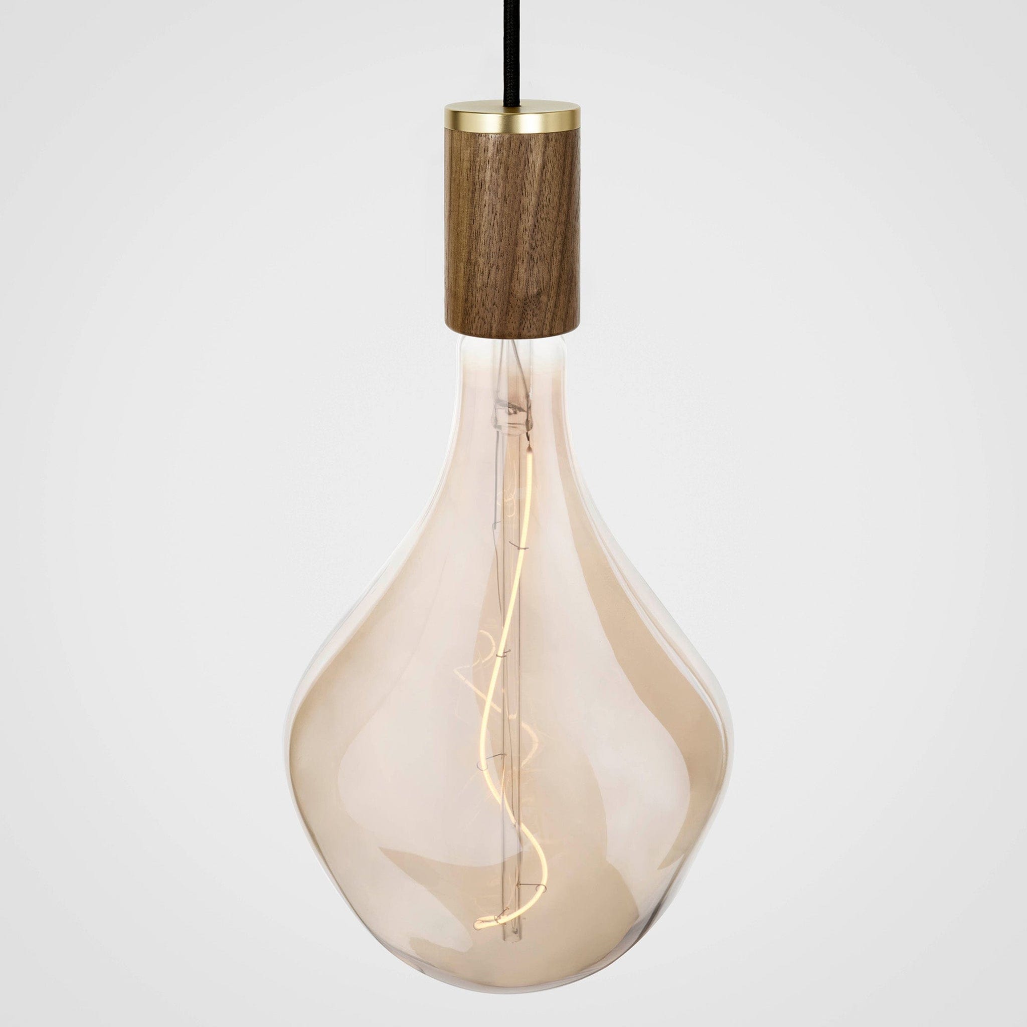 Nine Pendant in Walnut + Voronoi II