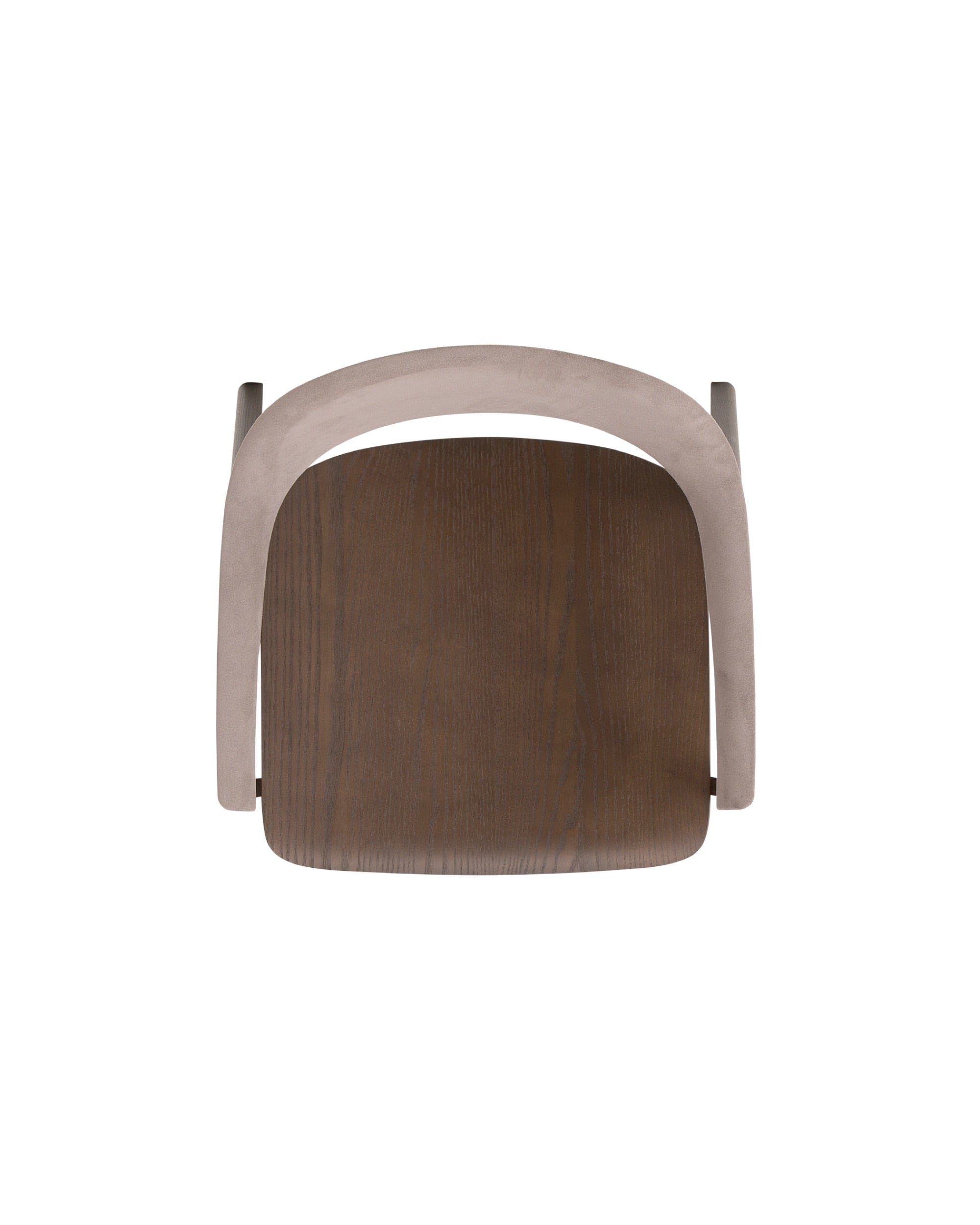 TEN Armchair Upholstered Back (Wooden Seat)