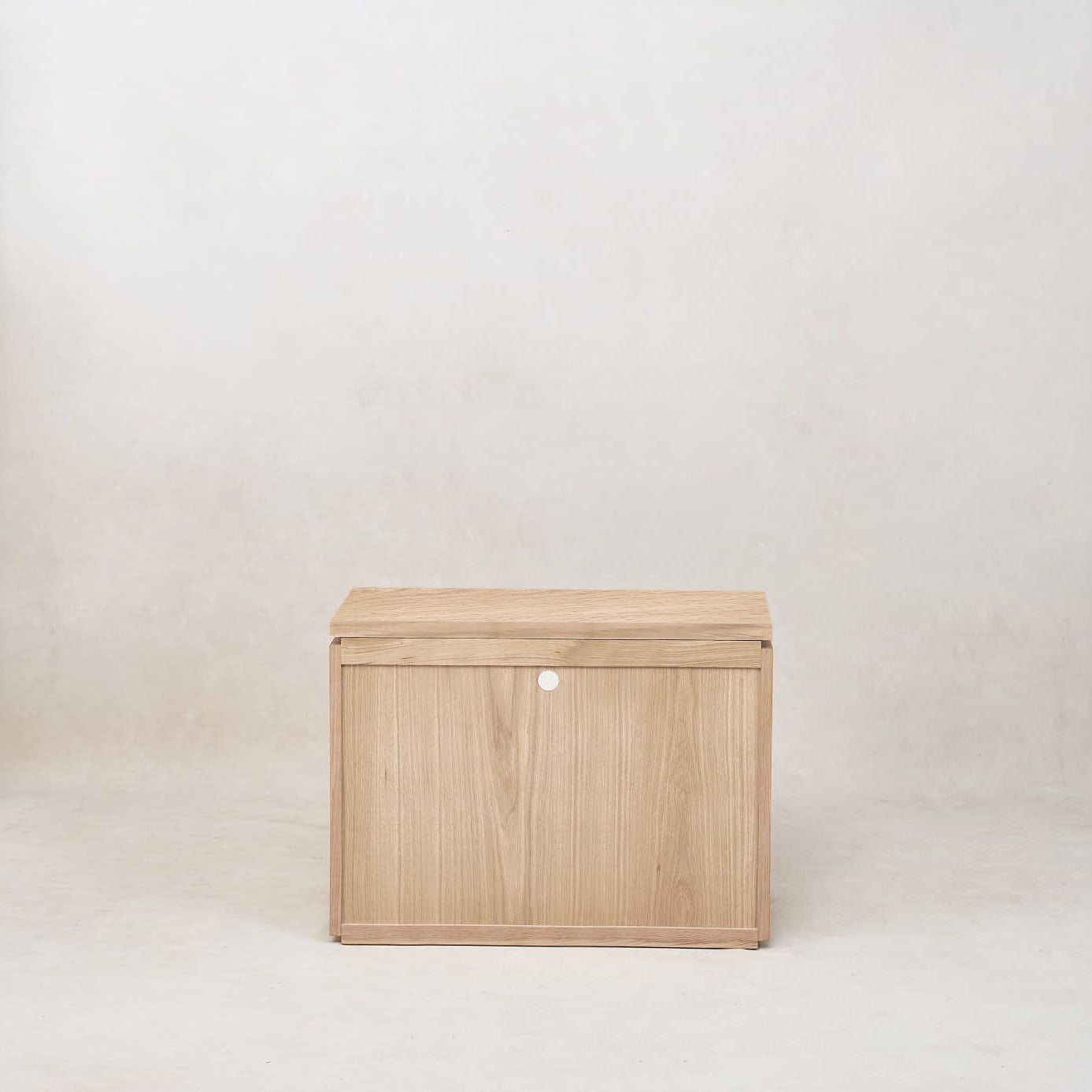Sofita Wood Nightstand - White Oak