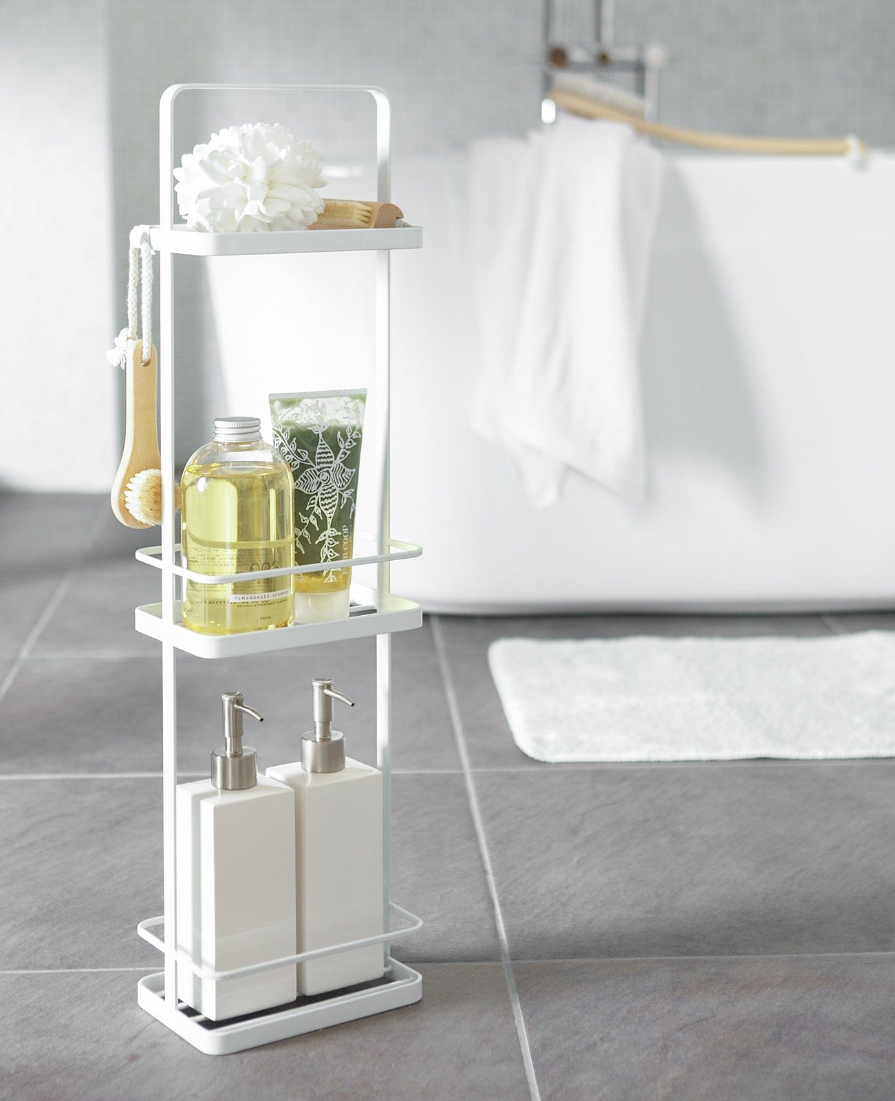 Three-Tier Shower Caddy (26" H) - Steel