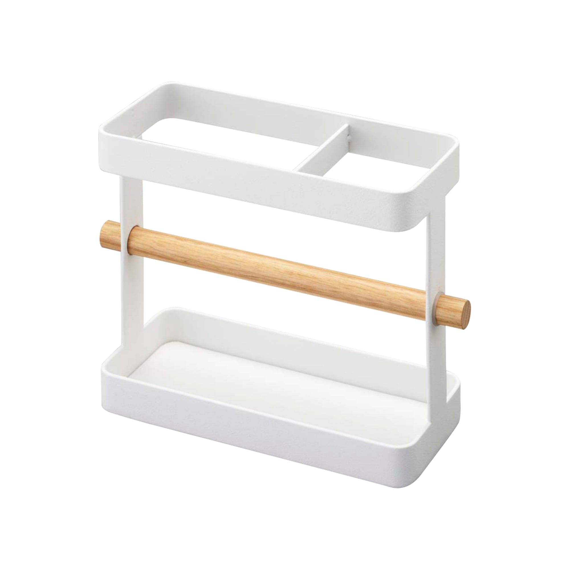 Utensil Holder - Steel + Wood