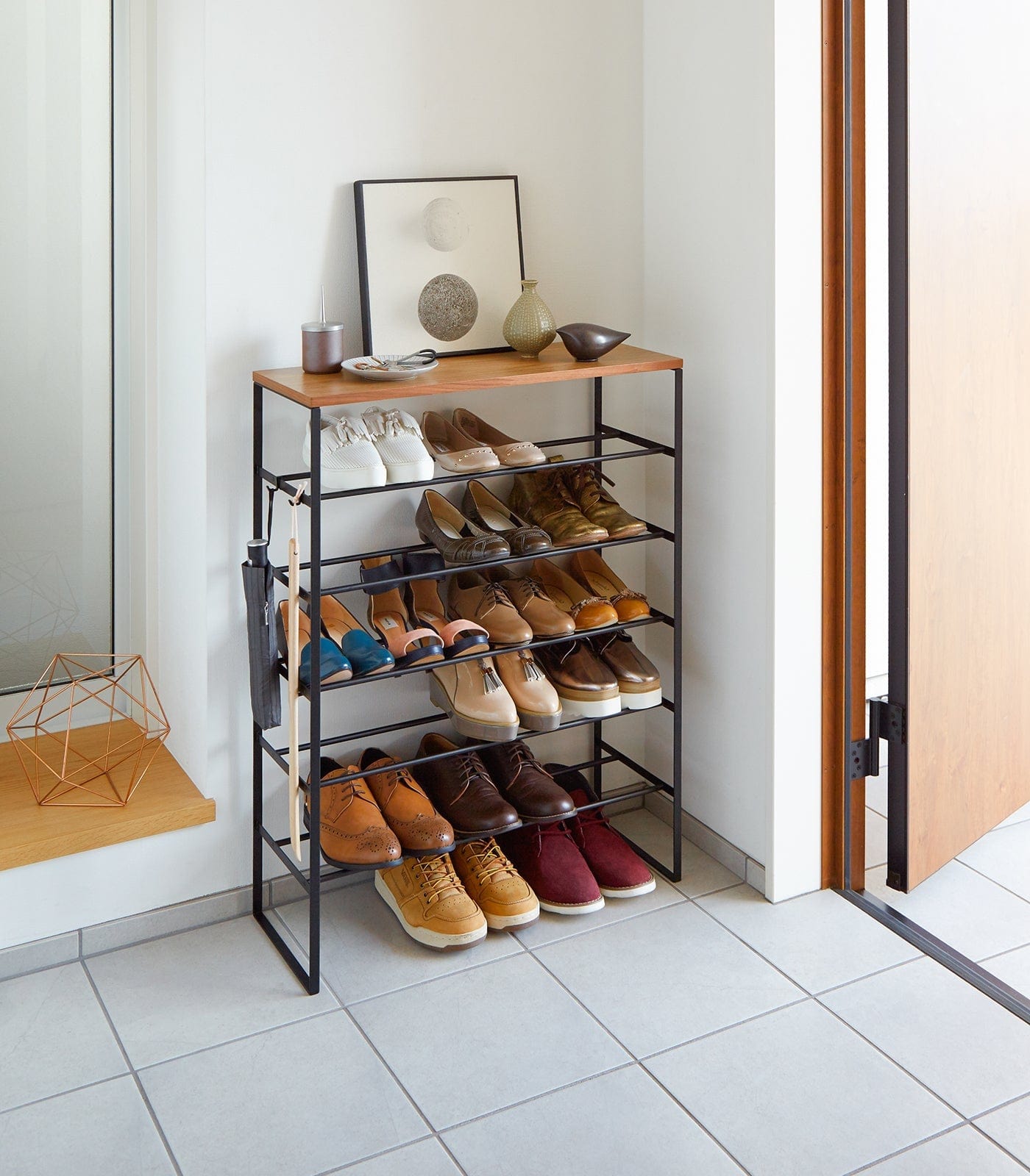 Six-Tier Shoe Rack (34" H) - Steel in Home