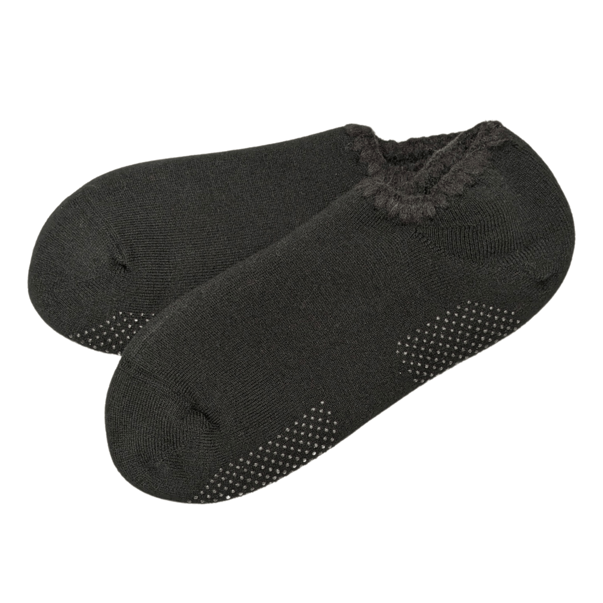 Handcrafted Wool Japanese Slipper Socks with Grips - Large