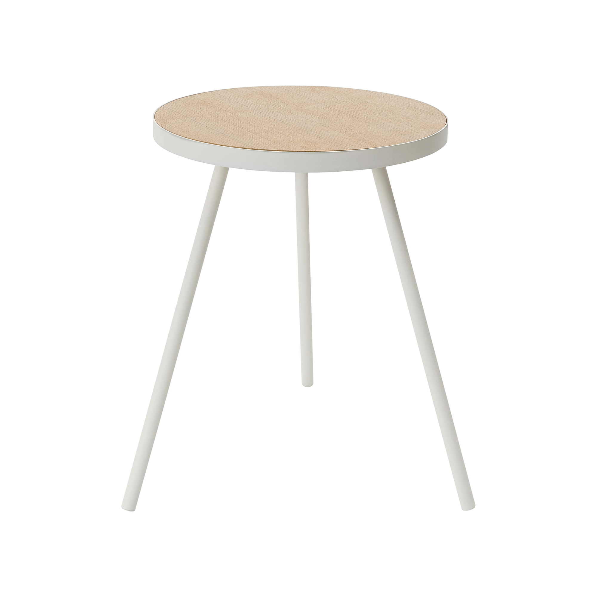 Side Table (20" H)  - Steel + Wood