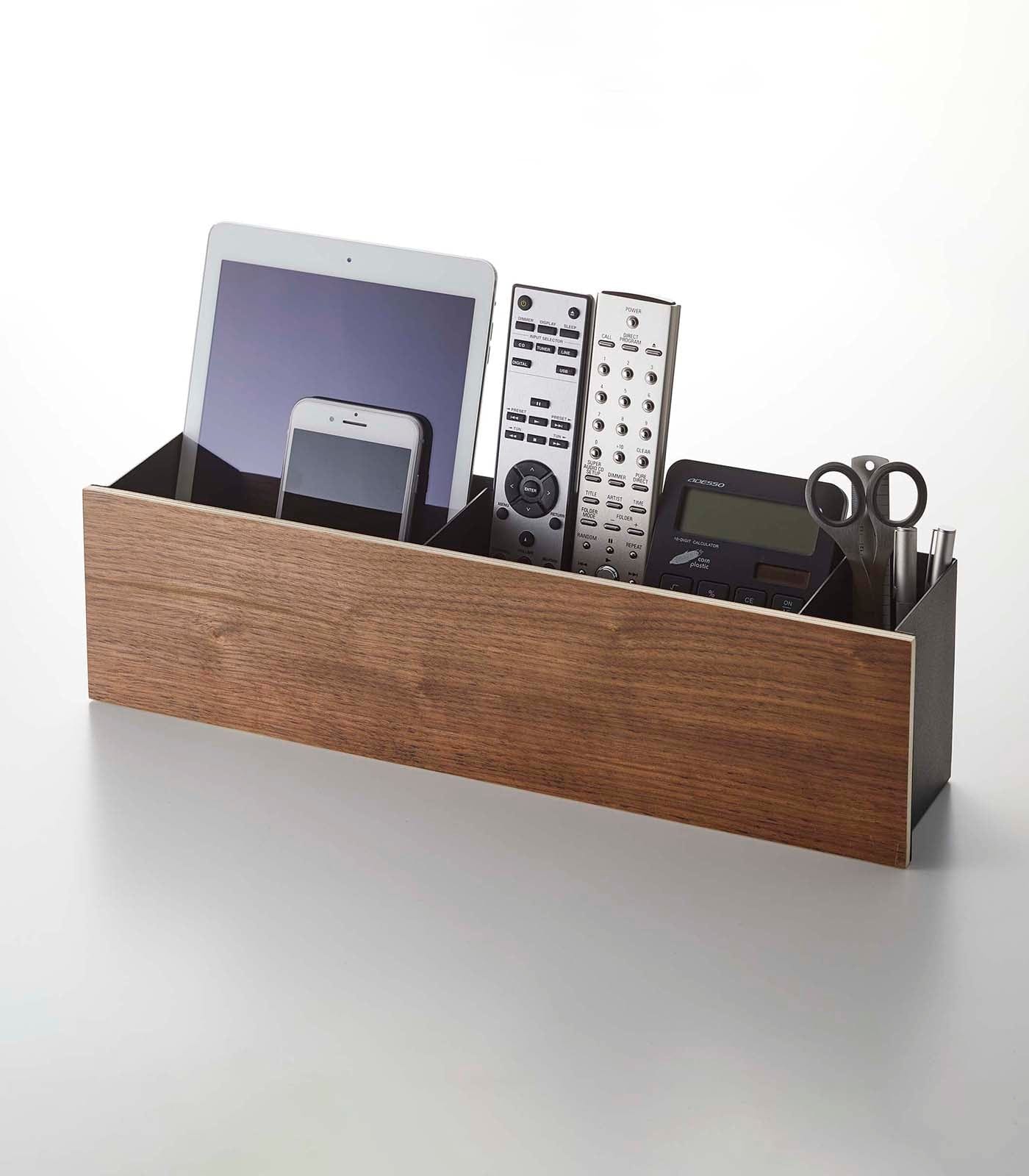 Desk Organizer - Large - Steel + Wood