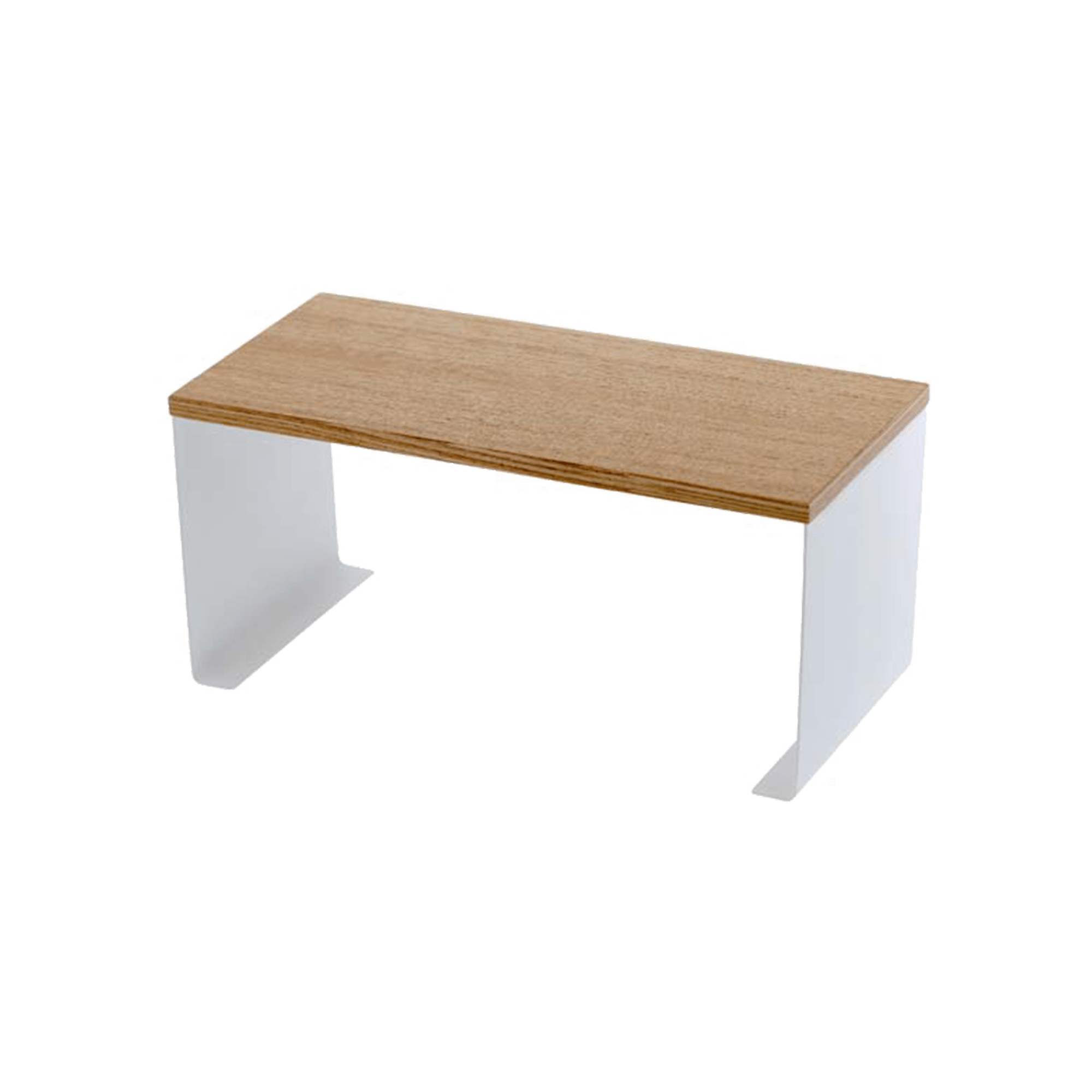 Stackable Countertop Shelf - Two Sizes - Steel + Wood