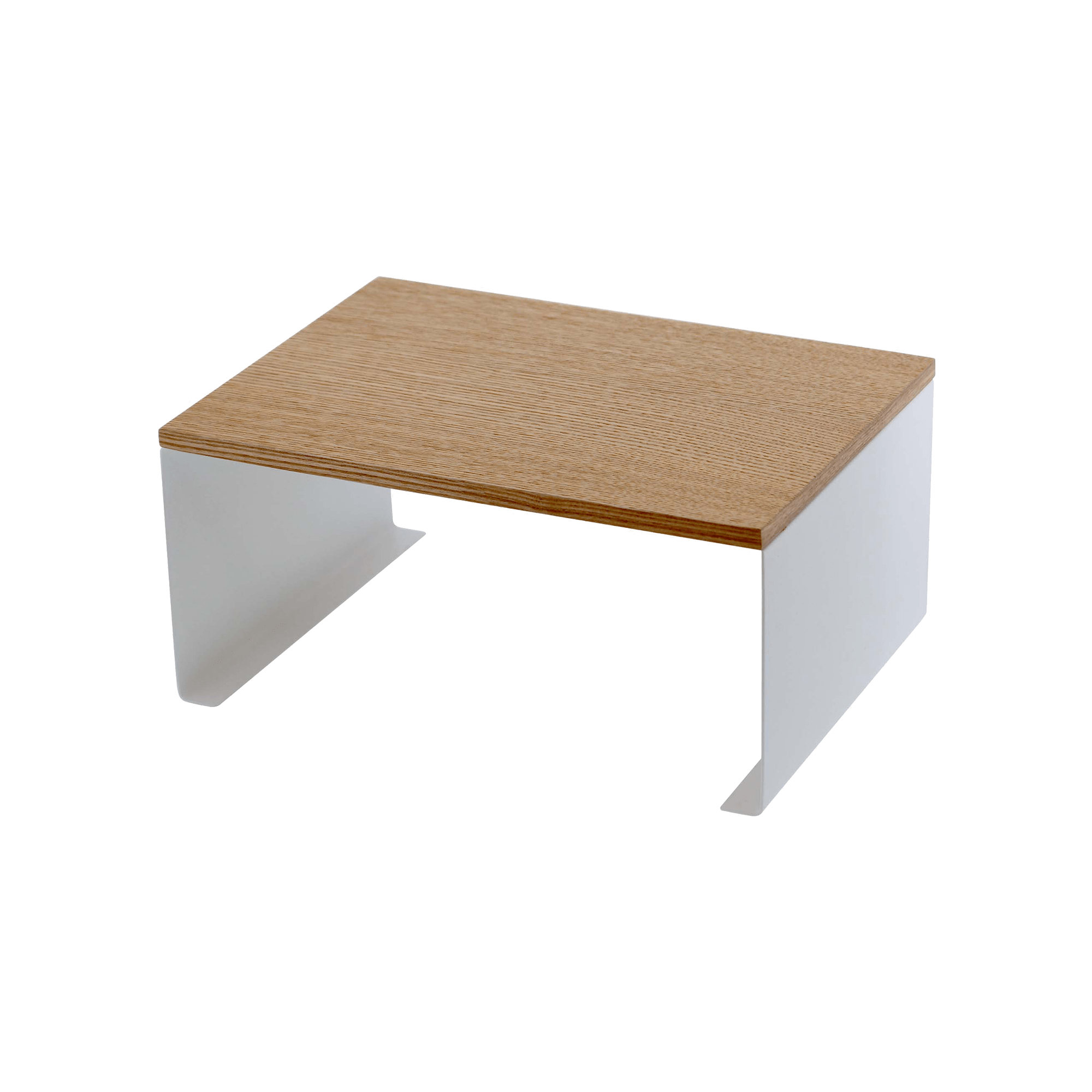 Stackable Countertop Shelf - Two Sizes - Steel + Wood