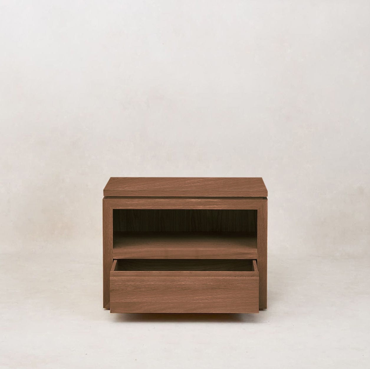 Sofita Wood Nightstand - Mocha