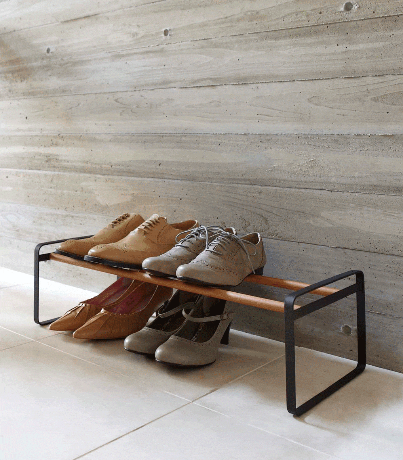 Stackable Shoe Rack (7" H)  - Steel