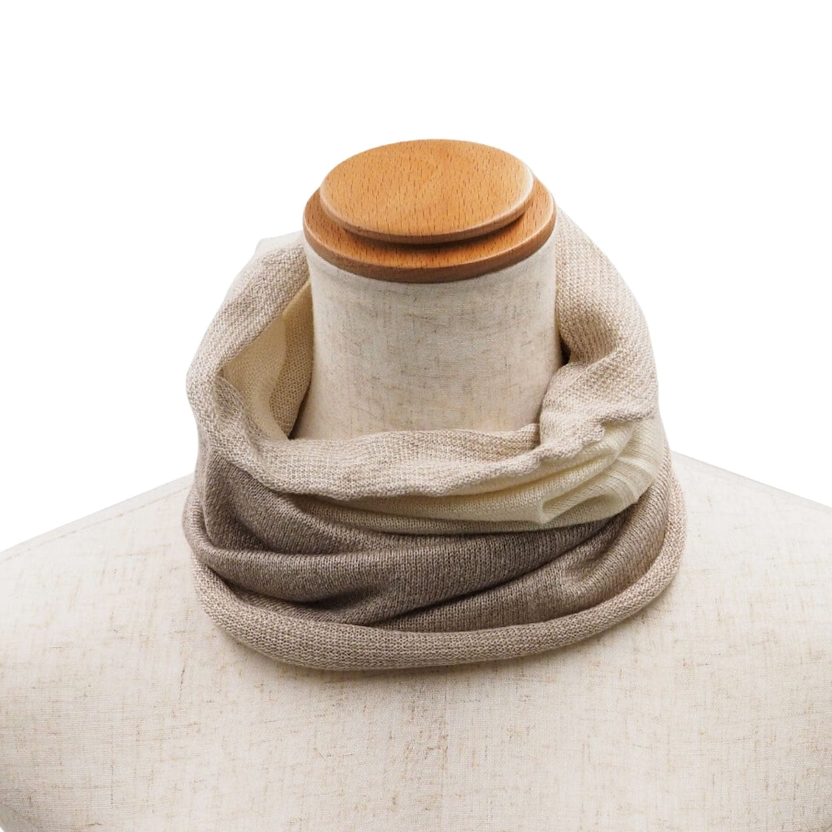 Luxurious 100% Silk Gradient Neck Warmer | Versatile & Lightweight