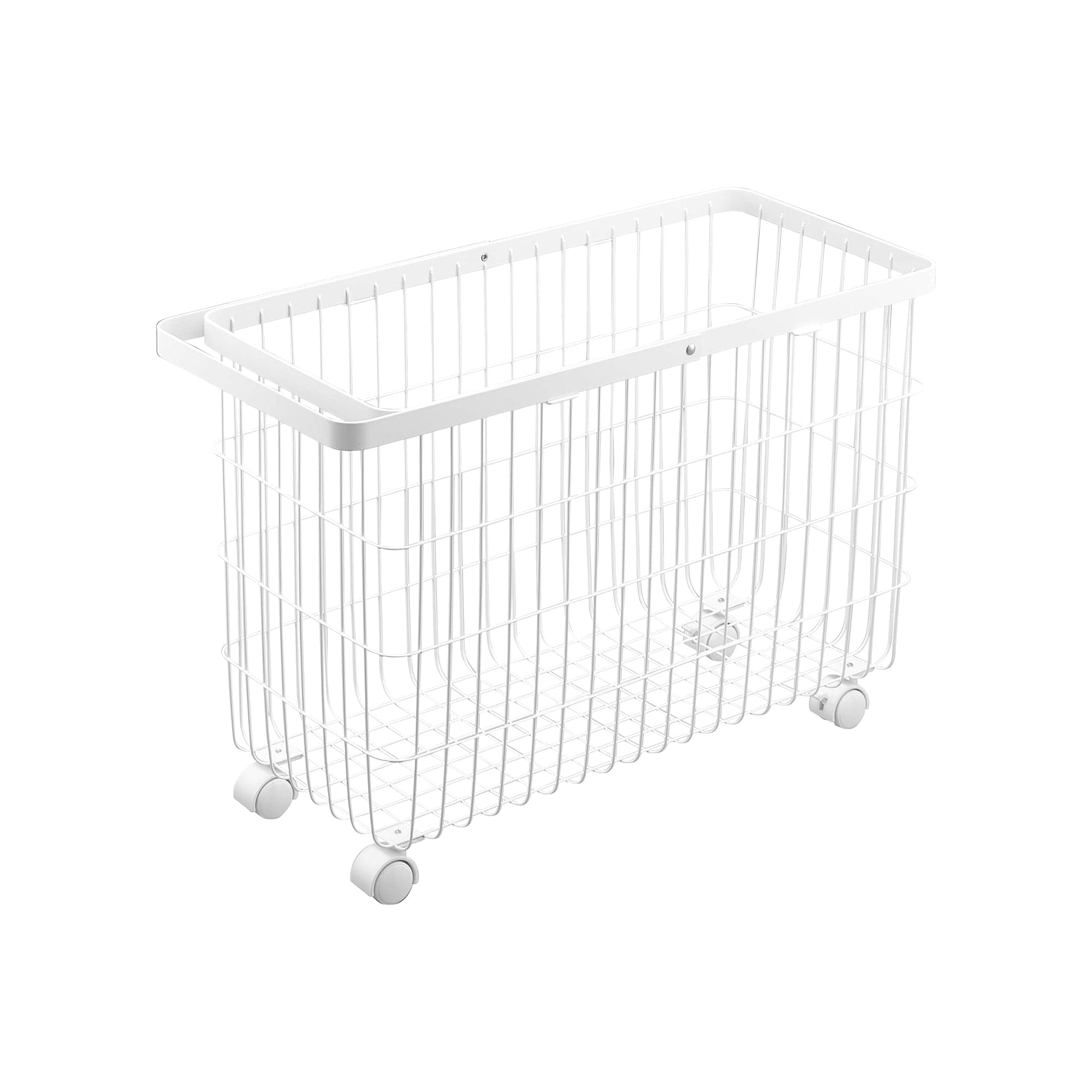 Rolling Wire Basket (14.8" H) - Steel