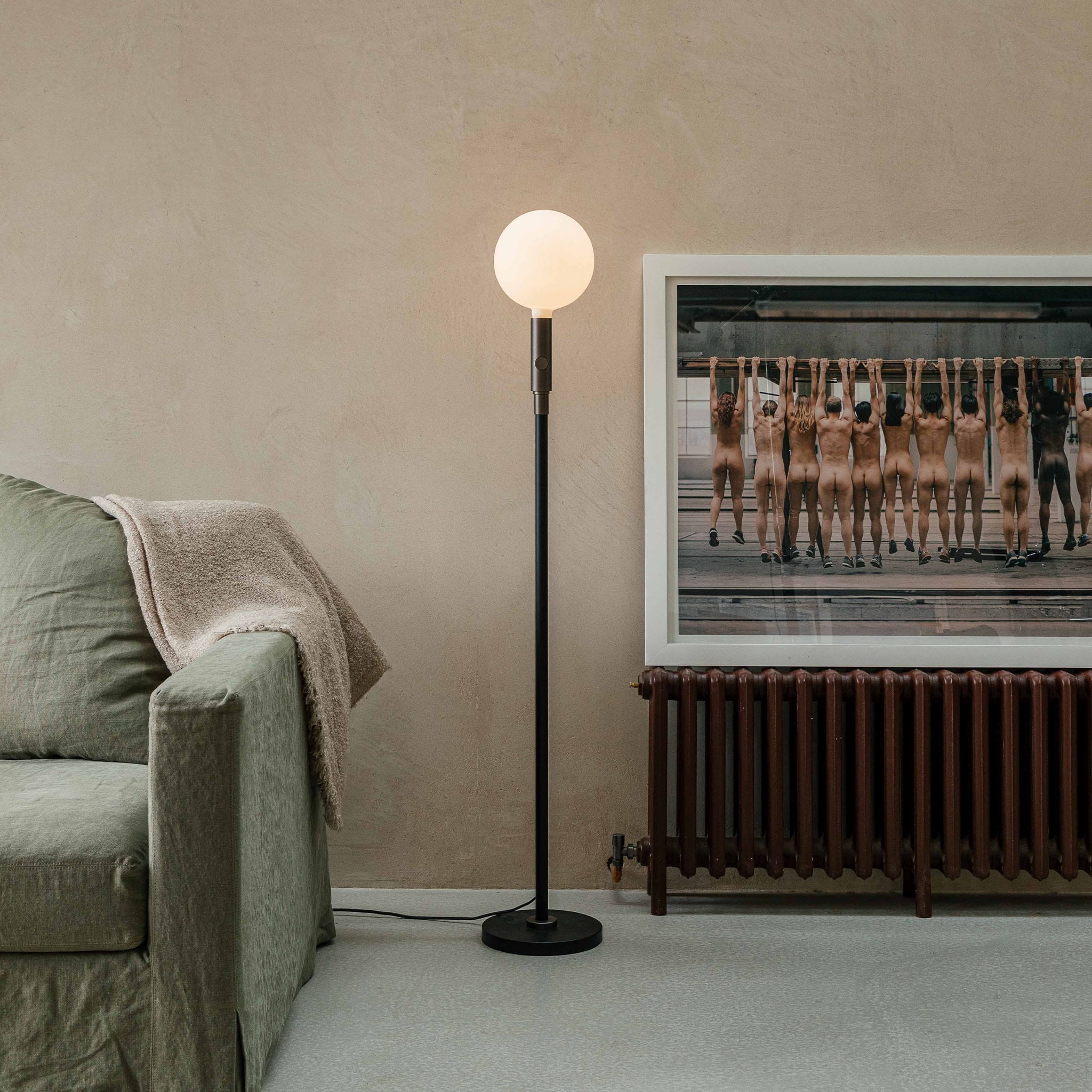 Poise Adjustable Floor Lamp in Graphite