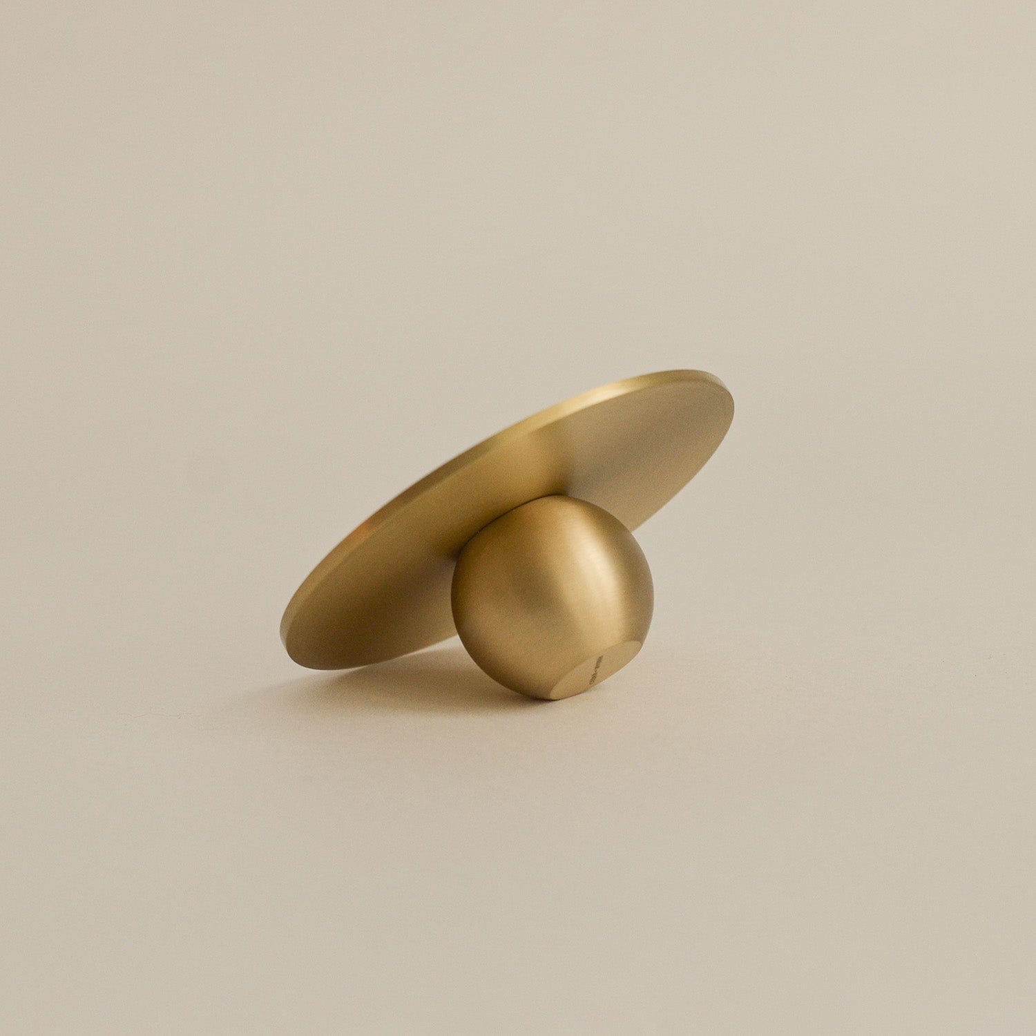 Orb Brass Incense Holder