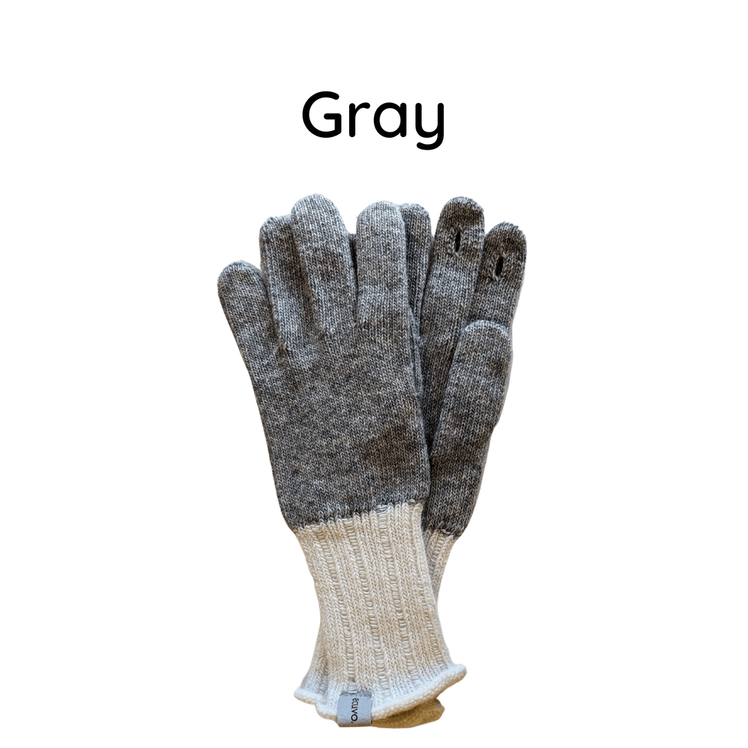 Recycled Wool Blend Japanese Winter Gloves
