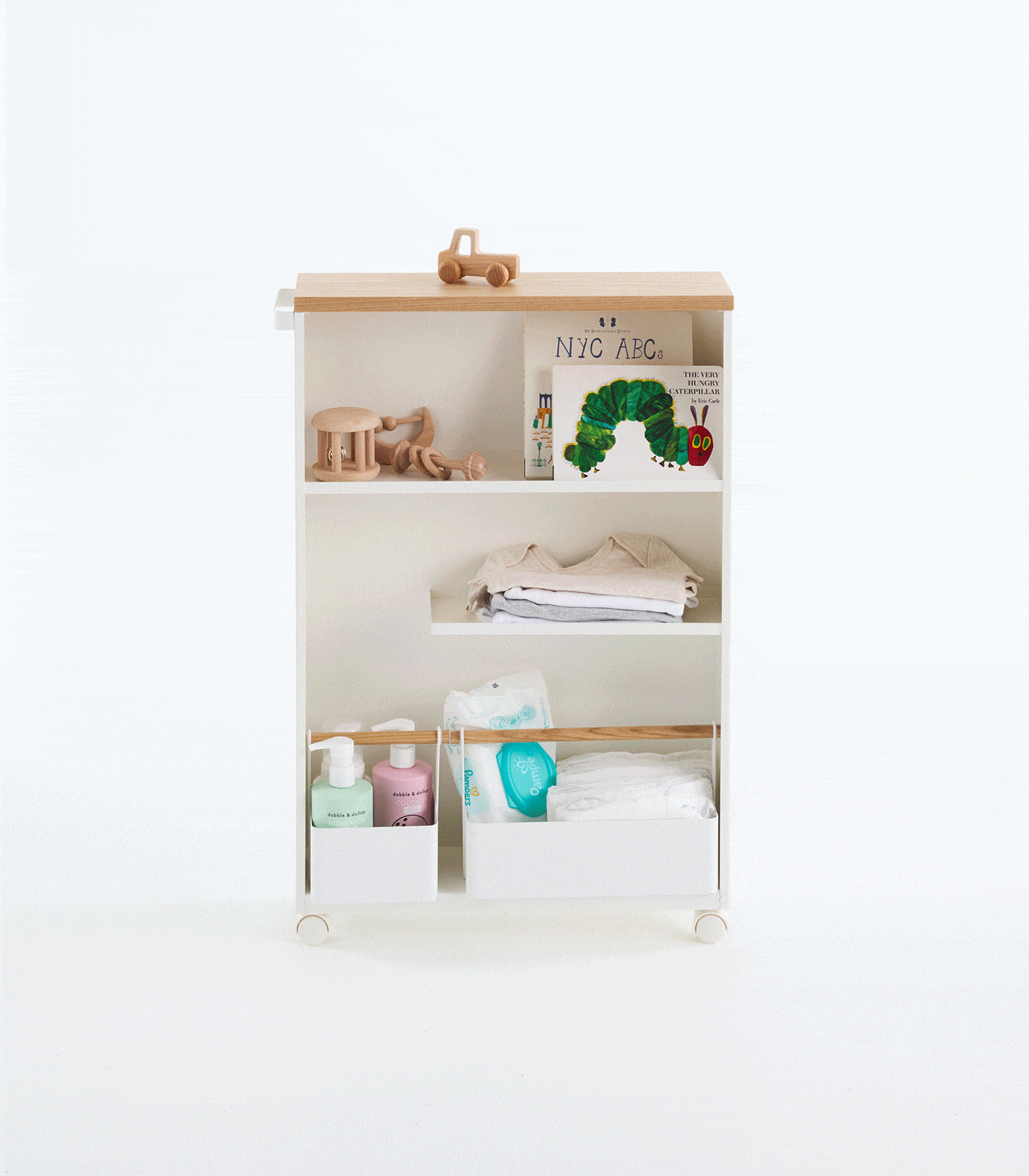 Rolling Storage Cart (27" H) - Steel