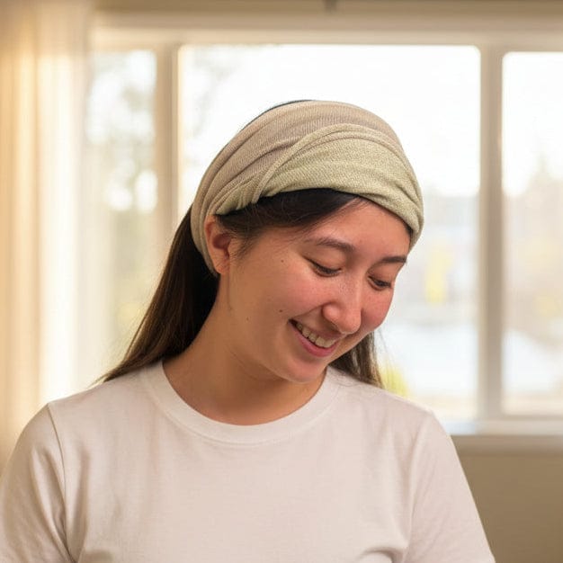 Luxurious 100% Silk Gradient Neck Warmer | Versatile & Lightweight