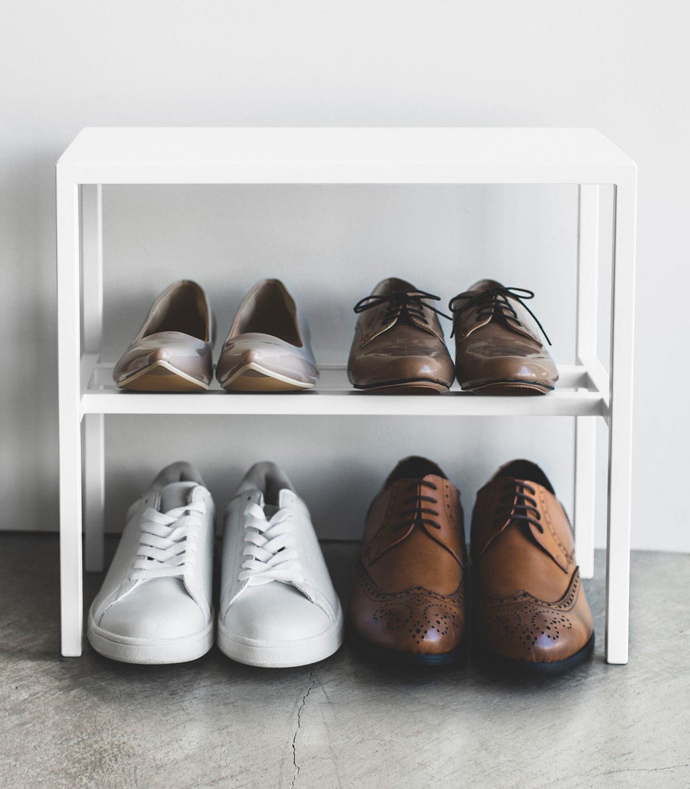 Shoe Organizer with Shelf (16" H)