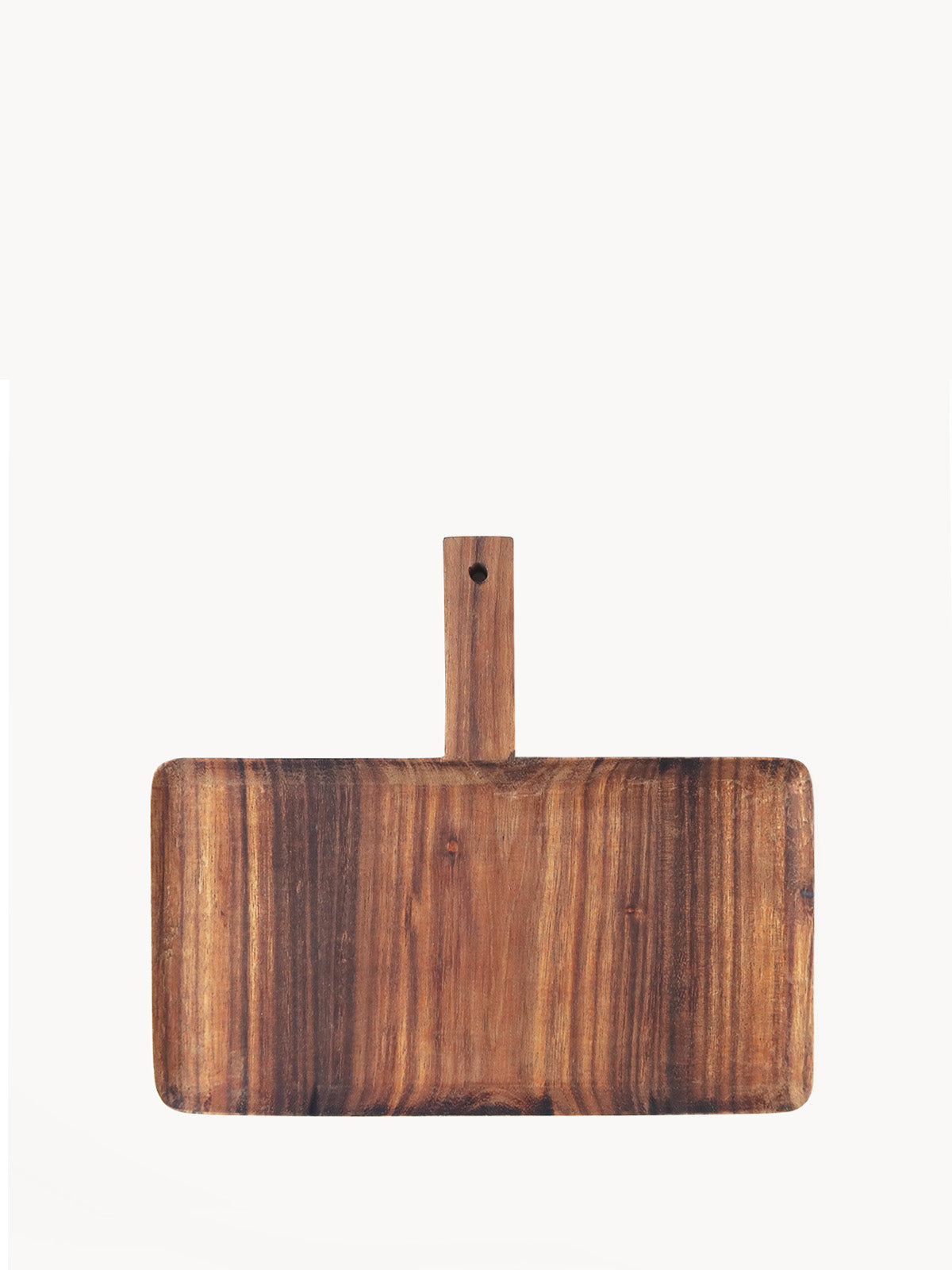 Korissa Wooden Serving Tray, Albizia wood, white background