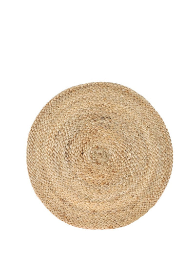 Korissa Kata Natural Placemat, single, top-down view, white background