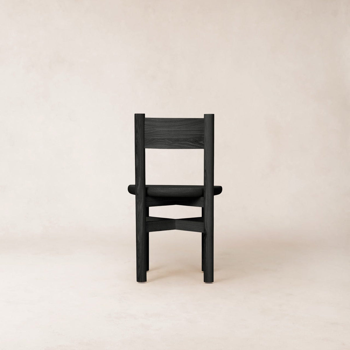 Teddy Wood Dining Chair - Black