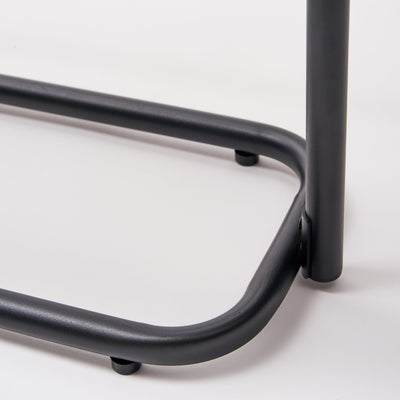 Obround Shoe Rack - Tall - Steel - Black