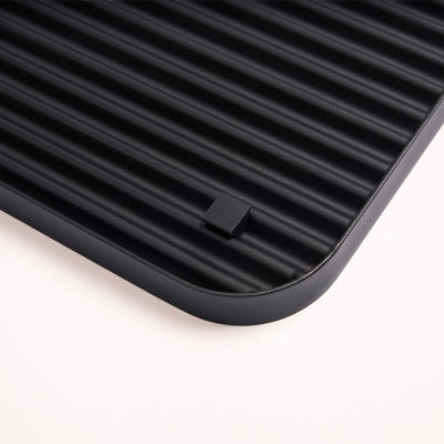 Furrow Boot Tray - Steel - Black