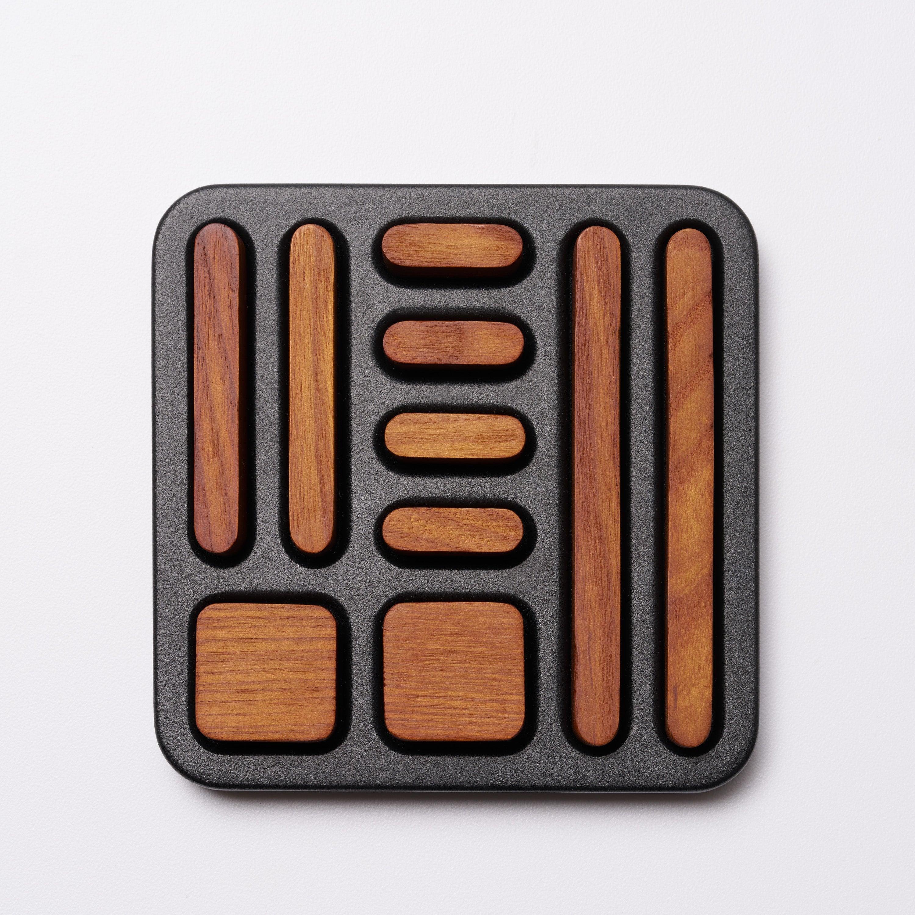 衛生日用品 Itami Apto Tidy Magnet Set – Walnut + Black | Japandi Gift – Japandi