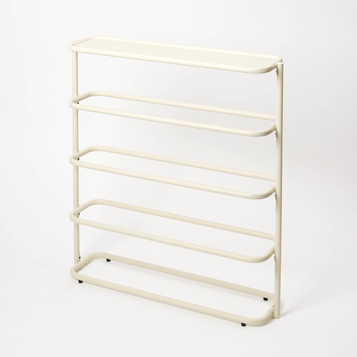 Obround Shoe Rack - Tall - Steel - Ivory