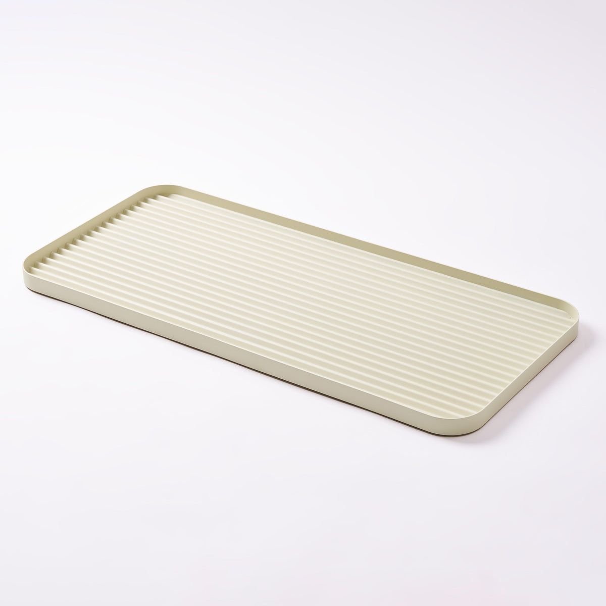 Furrow Boot Tray - Steel - Ivory