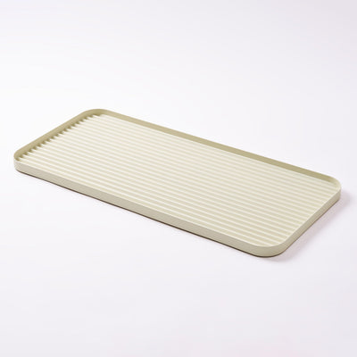 Furrow Boot Tray - Steel - Ivory