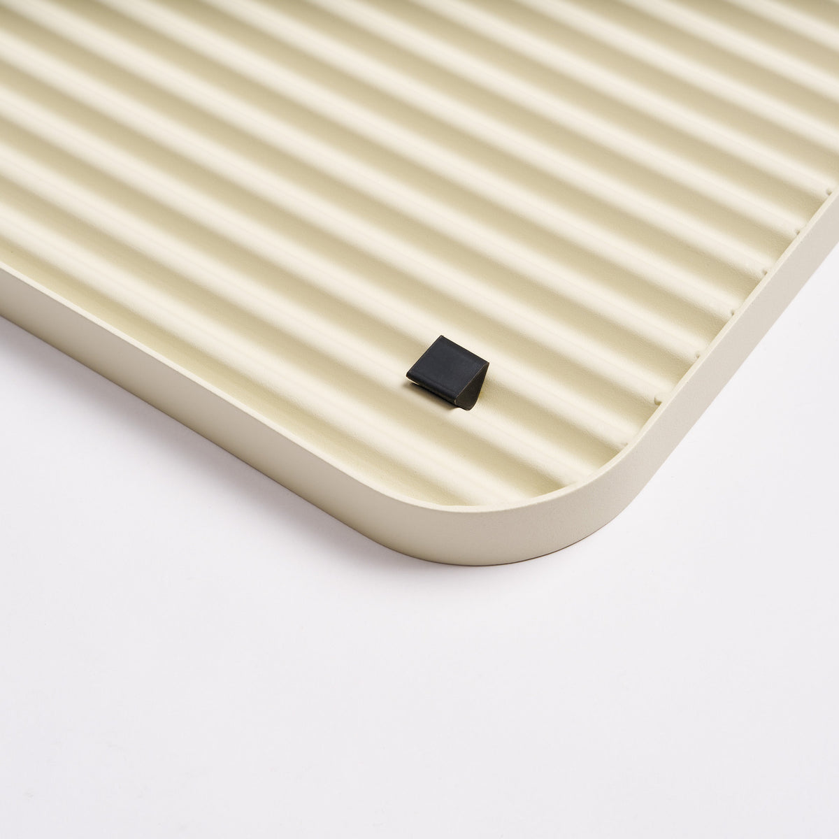 Furrow Boot Tray - Steel - Ivory